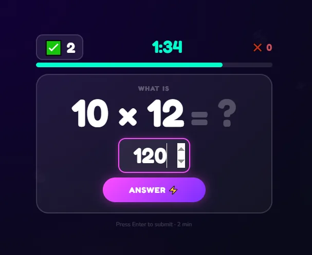 Type It answer mode